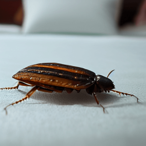 Cockroaches in hotels beds